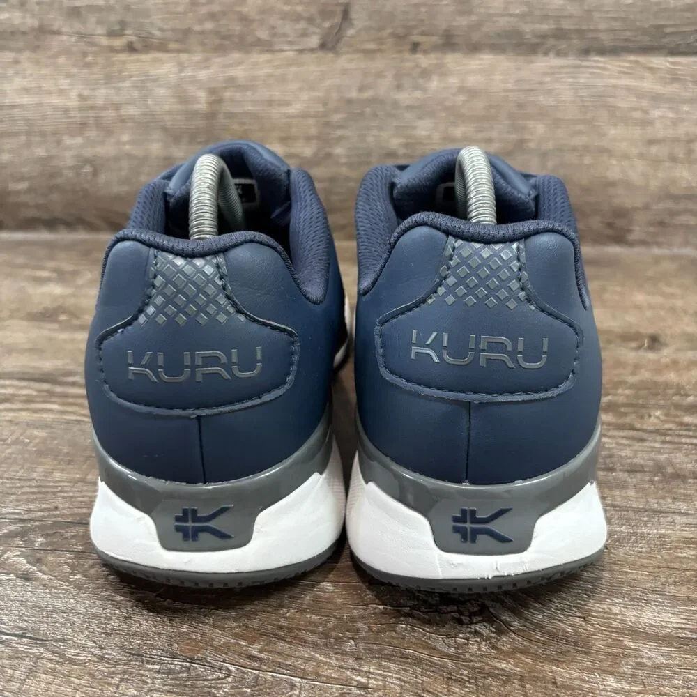 Kuru Quantum 2 Shoes Men's 8.5 Wide Indigo Blue Slate Gray Walking Running